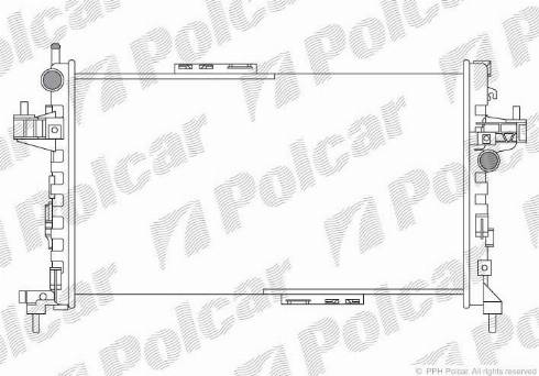 Polcar 555708A1 - Radiators, Motora dzesēšanas sistēma ps1.lv