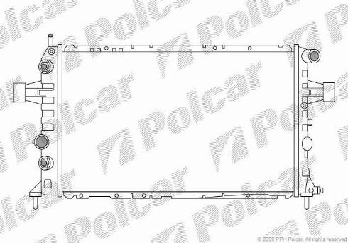 Polcar 556008-1 - Radiators, Motora dzesēšanas sistēma ps1.lv