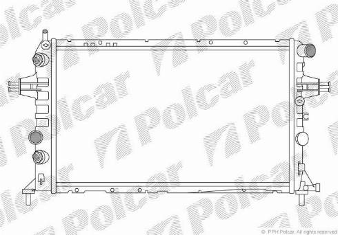 Polcar 556008A1 - Radiators, Motora dzesēšanas sistēma ps1.lv