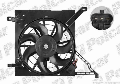 Polcar 556023W1 - Ventilators, Motora dzesēšanas sistēma ps1.lv