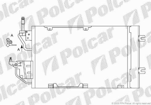 Polcar 5509K85X - Kondensators, Gaisa kond. sistēma ps1.lv