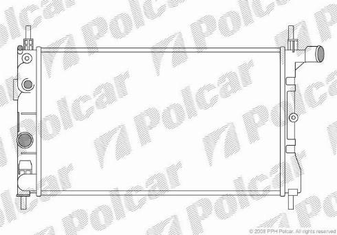 Polcar 550508A2 - Radiators, Motora dzesēšanas sistēma ps1.lv