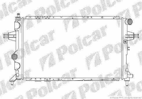 Polcar 550808-4 - Radiators, Motora dzesēšanas sistēma ps1.lv