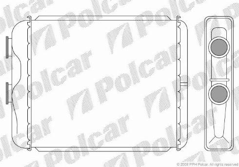 Polcar 5508N83X - Siltummainis, Salona apsilde ps1.lv