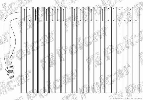 Polcar 5507P8-1 - Iztvaikotājs, Gaisa kondicionēšanas sistēma ps1.lv