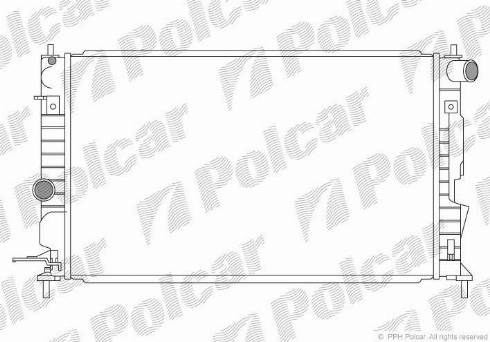 Polcar 551608-0 - Radiators, Motora dzesēšanas sistēma ps1.lv