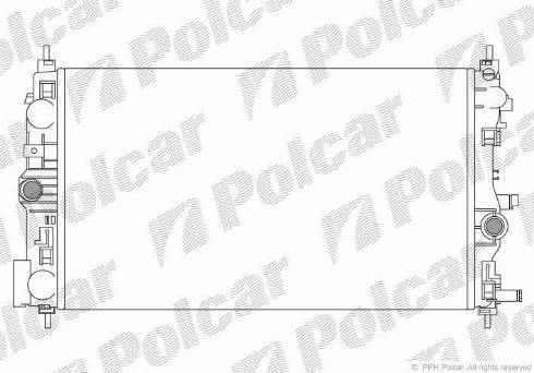 Polcar 551108-6 - Radiators, Motora dzesēšanas sistēma ps1.lv