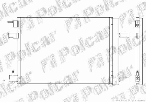 Polcar 5511K81X - Kondensators, Gaisa kond. sistēma ps1.lv