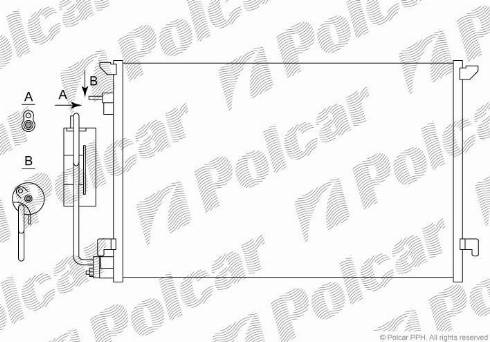 Polcar 5518K8C3 - Kondensators, Gaisa kond. sistēma ps1.lv