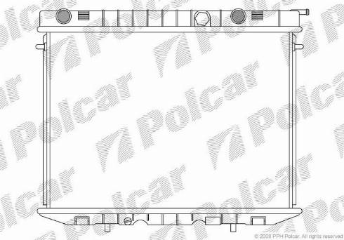 Polcar 558008-3 - Radiators, Motora dzesēšanas sistēma ps1.lv