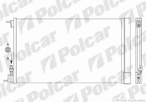 Polcar 5520K81X - Kondensators, Gaisa kond. sistēma ps1.lv
