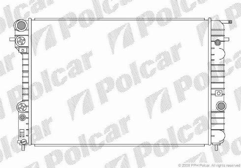 Polcar 552708-4 - Radiators, Motora dzesēšanas sistēma ps1.lv