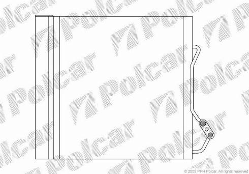 Polcar 5095K81X - Kondensators, Gaisa kond. sistēma ps1.lv