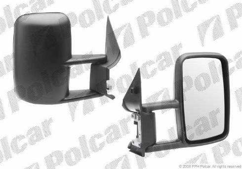 Polcar 506252-M - Ārējais atpakaļskata spogulis ps1.lv