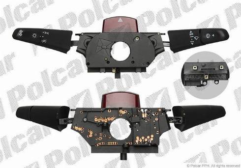 Polcar 5062PZ-3 - Slēdzis uz stūres statnes ps1.lv