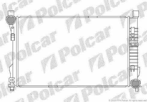 Polcar 500308-4 - Radiators, Motora dzesēšanas sistēma ps1.lv