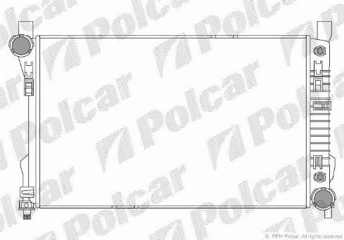 Polcar 5003085X - Radiators, Motora dzesēšanas sistēma ps1.lv