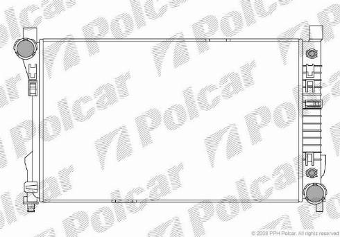 Polcar 500308-5 - Radiators, Motora dzesēšanas sistēma ps1.lv