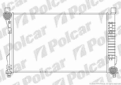 Polcar 500308-1 - Radiators, Motora dzesēšanas sistēma ps1.lv