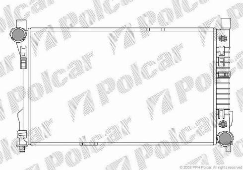 Polcar 500308-2 - Radiators, Motora dzesēšanas sistēma ps1.lv