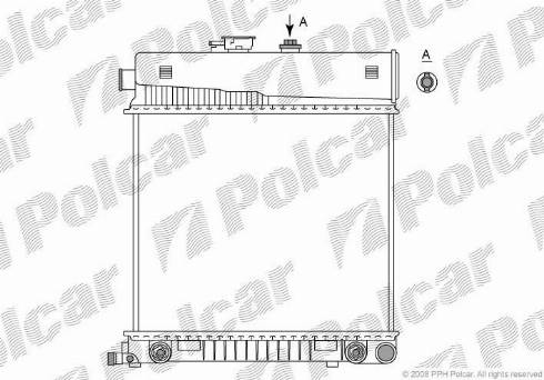 Polcar 5002088X - Radiators, Motora dzesēšanas sistēma ps1.lv