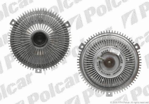 Polcar 501423S3 - Sajūgs, Radiatora ventilators ps1.lv