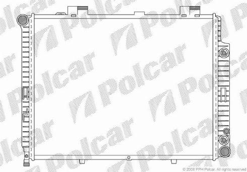 Polcar 5015084X - Radiators, Motora dzesēšanas sistēma ps1.lv