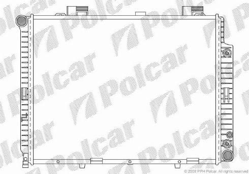 Polcar 501508-4 - Radiators, Motora dzesēšanas sistēma ps1.lv