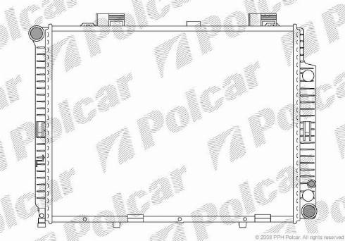 Polcar 501508-3 - Radiators, Motora dzesēšanas sistēma ps1.lv