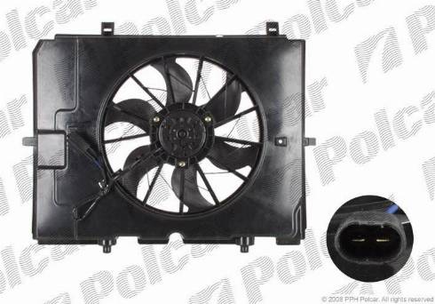 Polcar 501523W5 - Ventilators, Motora dzesēšanas sistēma ps1.lv