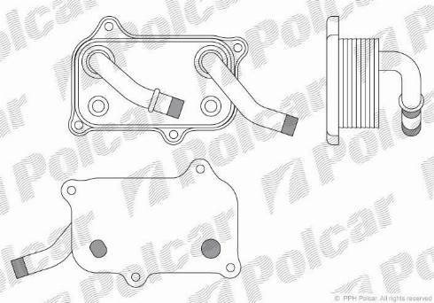 Polcar 5015L8-3 - Eļļas radiators, Motoreļļa ps1.lv