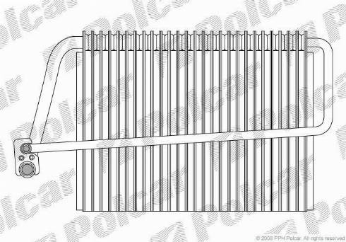 Polcar 5015P81X - Iztvaikotājs, Gaisa kondicionēšanas sistēma ps1.lv