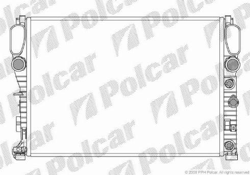 Polcar 5016083X - Radiators, Motora dzesēšanas sistēma ps1.lv