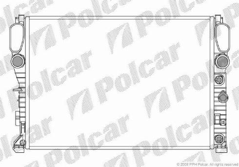 Polcar 501608-2 - Radiators, Motora dzesēšanas sistēma ps1.lv