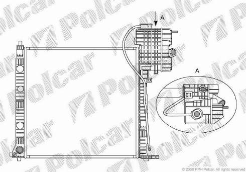 Polcar 5012086X - Radiators, Motora dzesēšanas sistēma ps1.lv