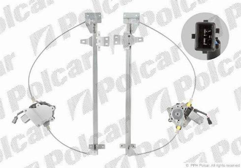 Polcar 5012PSE2 - Stikla pacelšanas mehānisms ps1.lv