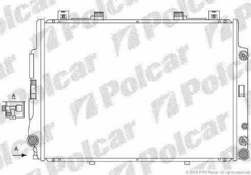 Polcar 5024086X - Radiators, Motora dzesēšanas sistēma ps1.lv