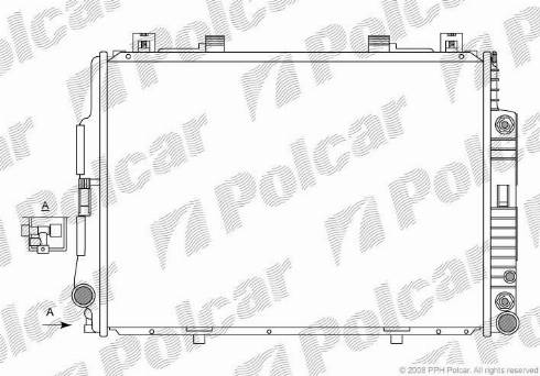 Polcar 502408-6 - Radiators, Motora dzesēšanas sistēma ps1.lv