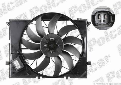 Polcar 502523W3X - Ventilators, Motora dzesēšanas sistēma ps1.lv