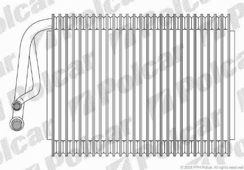 Polcar 5025P8-1 - Iztvaikotājs, Gaisa kondicionēšanas sistēma ps1.lv