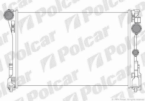 Polcar 507008-1 - Radiators, Motora dzesēšanas sistēma ps1.lv