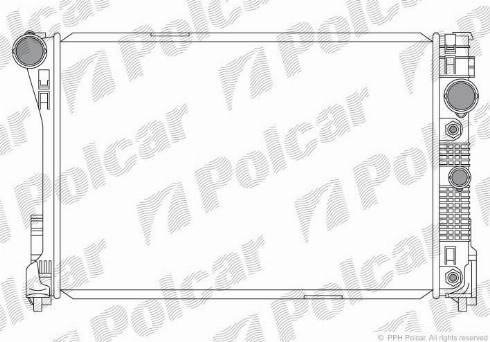 Polcar 507008-3 - Radiators, Motora dzesēšanas sistēma ps1.lv