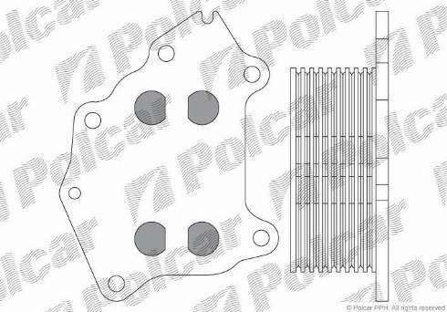 Polcar 5102L8-1 - Eļļas radiators, Motoreļļa ps1.lv