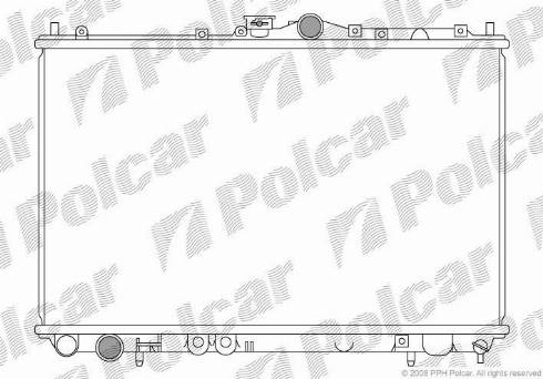 Polcar 5210081K - Radiators, Motora dzesēšanas sistēma ps1.lv