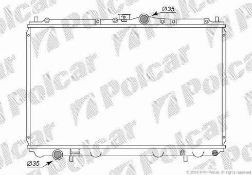 Polcar 521008-1 - Radiators, Motora dzesēšanas sistēma ps1.lv