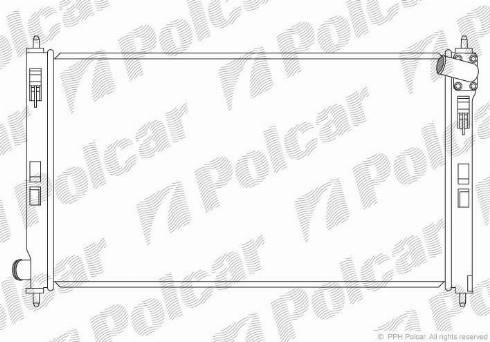 Polcar 523408-1 - Radiators, Motora dzesēšanas sistēma ps1.lv