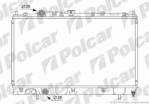 Polcar 5231081K - Radiators, Motora dzesēšanas sistēma ps1.lv