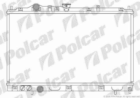 Polcar 523108-1 - Radiators, Motora dzesēšanas sistēma ps1.lv