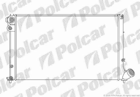 Polcar 5746083X - Radiators, Motora dzesēšanas sistēma ps1.lv