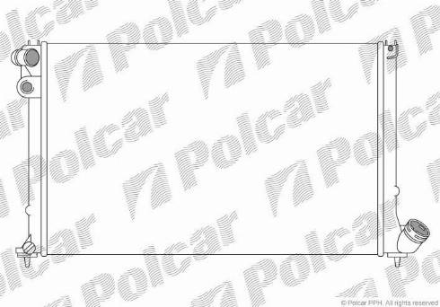 Polcar 574608A3 - Radiators, Motora dzesēšanas sistēma ps1.lv